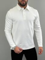 Polo Majica dugi rukav - regular fit - Slika 4