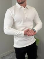 Polo Majica dugi rukav - regular fit - Slika 4