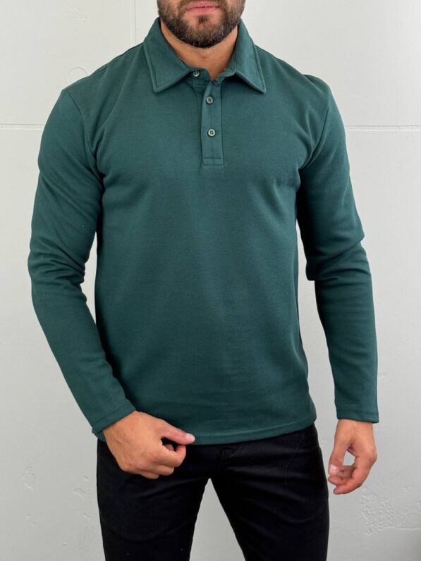 Polo Majica dugi rukav - regular fit - Slika 1