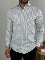Prugasta negužvajuća košulja K2211 - Slika 18