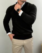 Elegantni muški džemper half zip - Slika 10