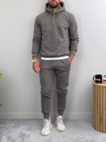 Muška trenerka komplet Olive-grey - Slika 4