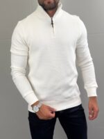 Muški džemper sa zipom D2886 - Slika 18
