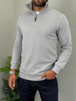 Muški džemper sa zipom D2886 - Slika 4