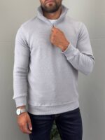 Muški džemper sa zipom D2886 - Slika 11