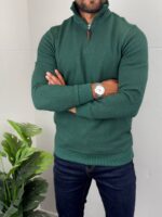 Muški džemper sa zipom D2886 - Slika 17