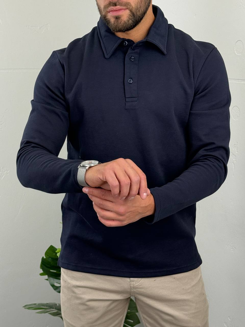 muska-majica-dugih-rukava-polo-teget-m1078-slika-2 Polo Majica dugi rukav - regular fit - Slika 7
