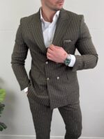 Maslinasto odelo na pruge - Slika 6