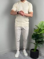 Rebrasto Pletena Majica M9272 - Slika 12