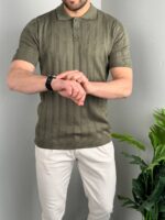 Rebrasto Pletena Majica M9272 - Slika 13