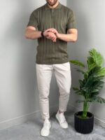 Rebrasto Pletena Majica M9272 - Slika 15