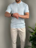 Rebrasto Pletena Majica M9272 - Slika 17