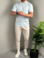 Rebrasto Pletena Majica M9272 - Slika 18