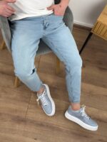 Smart-Casual Komplet Polo Majica i Svetloplave Farmerke - Slika 6