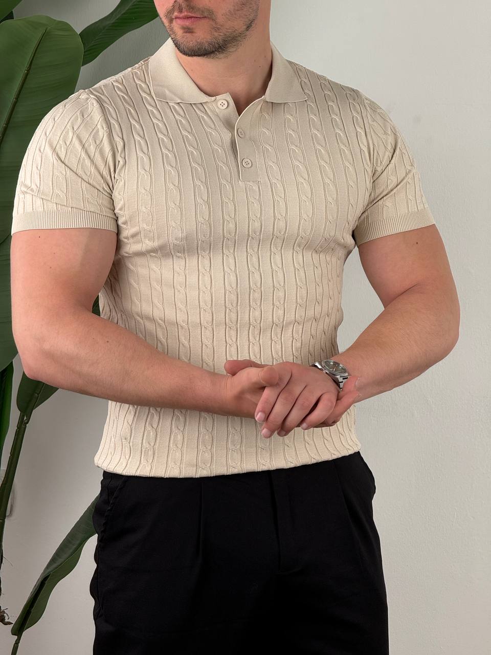 muska-pletena-polo-majica-bez-m1335-11-slika-1-glavna Pletena polo majica - Slika 1