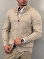 Elegantni džemper full-zip - Slika 9