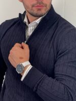 Elegantni džemper half-zip - Slika 6