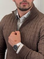 Elegantni džemper half-zip - Slika 15
