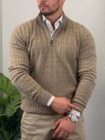 Elegantni džemper half-zip - Slika 16