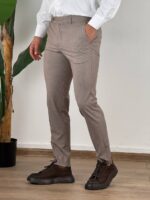Elegantne prugaste pantalone - Slika 9