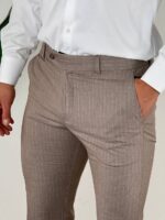 Elegantne prugaste pantalone - Slika 11