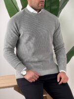 Klasični rebrasti džemper - Slika 10
