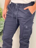 Muške kargo pantalone sa džepovima na dugme - Slika 16