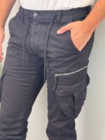 Muške kargo pantalone sa zip džepom - Slika 9