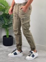 Muške kargo pantalone sa zip džepom - Slika 12